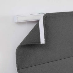 Custom 100% Blackout Textured Roman Shades