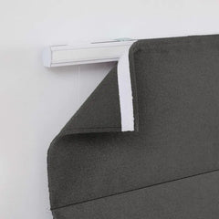Custom 100% Blackout Textured Roman Shades