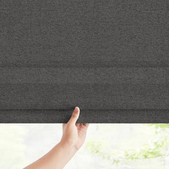 100% Blackout Custom Roman Shades- 700GSM Heavy Fabric