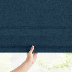 100% Blackout Custom Roman Shades- 700GSM Heavy Fabric