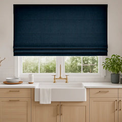 100% Blackout Custom Roman Shades- 700GSM Heavy Fabric