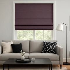 Custom 100% Blackout Roman Curtains