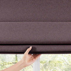 Custom 100% Blackout Roman Curtains