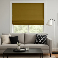 Custom 100% Blackout Roman Curtains