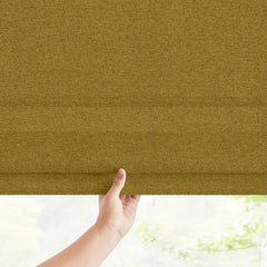 100% Blackout Custom Roman Shades- 700GSM Heavy Fabric