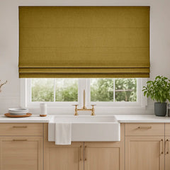 100% Blackout Custom Roman Shades- 700GSM Heavy Fabric