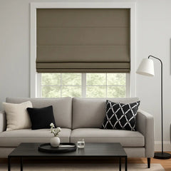 Custom 100% Blackout Roman Curtains