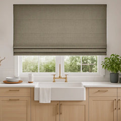 100% Blackout Custom Roman Shades- 700GSM Heavy Fabric