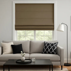 Custom 100% Blackout Roman Curtains