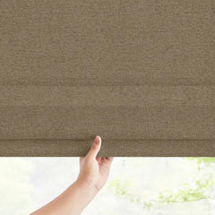 100% Blackout Custom Roman Shades- 700GSM Heavy Fabric