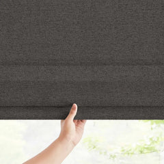 100% Blackout Custom Roman Shades- 700GSM Heavy Fabric