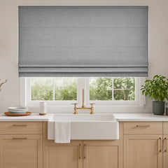 100% Blackout Custom Roman Shades- 700GSM Heavy Fabric