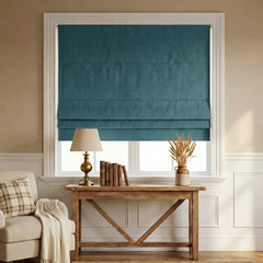 Custom 100% Blackout Roman Curtains