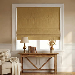 Custom 100% Blackout Roman Curtains