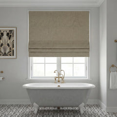 100% Blackout Custom Roman Shades- 700GSM Heavy Fabric