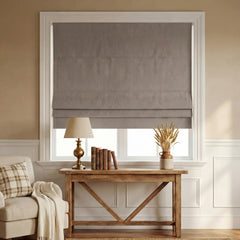 Custom 100% Blackout Roman Curtains