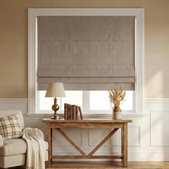 Custom 100% Blackout Roman Curtains