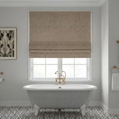 100% Blackout Custom Roman Shades- 700GSM Heavy Fabric