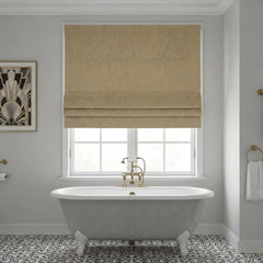 100% Blackout Custom Roman Shades- 700GSM Heavy Fabric
