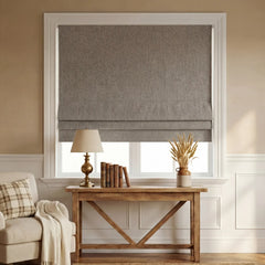 Custom 100% Blackout Roman Curtains