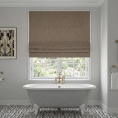 100% Blackout Custom Roman Shades- 700GSM Heavy Fabric