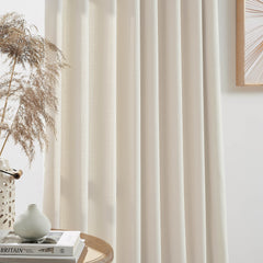 Custom Linen Texture Blackout Curtains