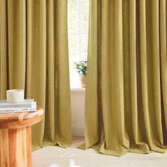 Custom Linen Texture Blackout Curtains