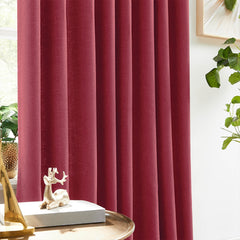 Custom Linen Texture Blackout Curtains