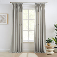 Custom Linen Texture Blackout Curtains