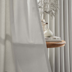 Custom Linen Texture Blackout Curtains