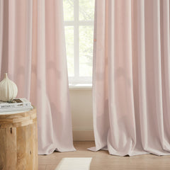 Custom Linen Texture Blackout Curtains