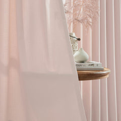 Custom Linen Texture Blackout Curtains