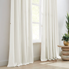Custom Linen Texture Blackout Curtains