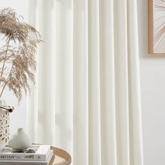 Custom Linen Texture Blackout Curtains