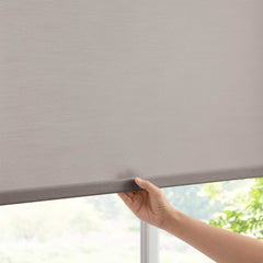 Custom Linen Texture Custom Roller Shades| Custom Size Blackout/Thermal