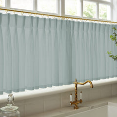 Cotton Linen Semi Sheer Blackout Curtains