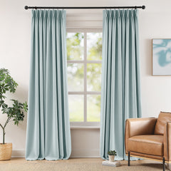 Custom Verona Velvety Texture Blackout Curtains