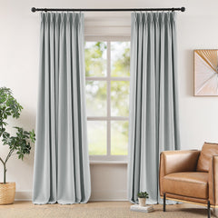 Custom Verona Velvety Texture Blackout Curtains