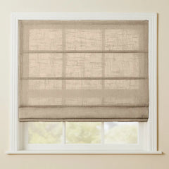 Semi-Light Filtering Custom Roman Blinds Cordless Design 40% Energy Saving Global Shipping