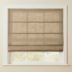 Semi-Light Filtering Custom Roman Blinds Cordless Design 40% Energy Saving Global Shipping