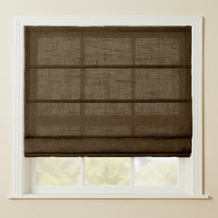 Semi-Light Filtering Custom Roman Blinds Cordless Design 40% Energy Saving Global Shipping