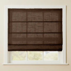 Semi-Light Filtering Custom Roman Blinds Cordless Design 40% Energy Saving Global Shipping