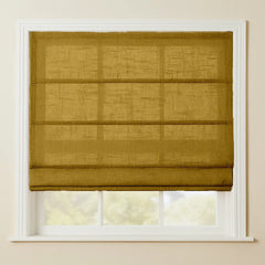 Semi-Light Filtering Custom Roman Blinds Cordless Design 40% Energy Saving Global Shipping
