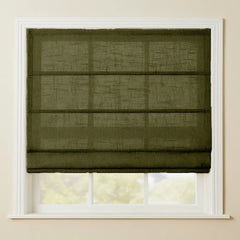 Semi-Light Filtering Custom Roman Blinds Cordless Design 40% Energy Saving Global Shipping