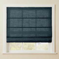Semi-Light Filtering Custom Roman Blinds Cordless Design 40% Energy Saving Global Shipping