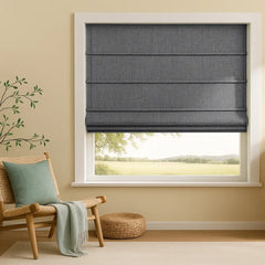 100% Blackout Roman Shades Custom - Cinema Grade Darkness