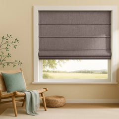 100% Blackout Roman Shades Custom - Cinema Grade Darkness