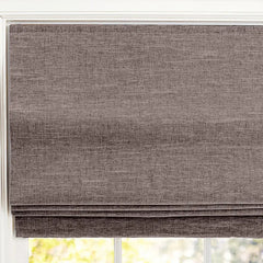 Custom 100% Blackout Textured Roman Shades