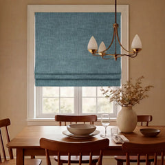 100% Blackout Custom Roman Shades- Complete Light Blocking