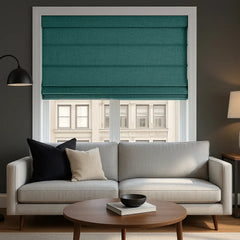 100% Blackout Roman Blinds Custom - Zero Light Penetration
